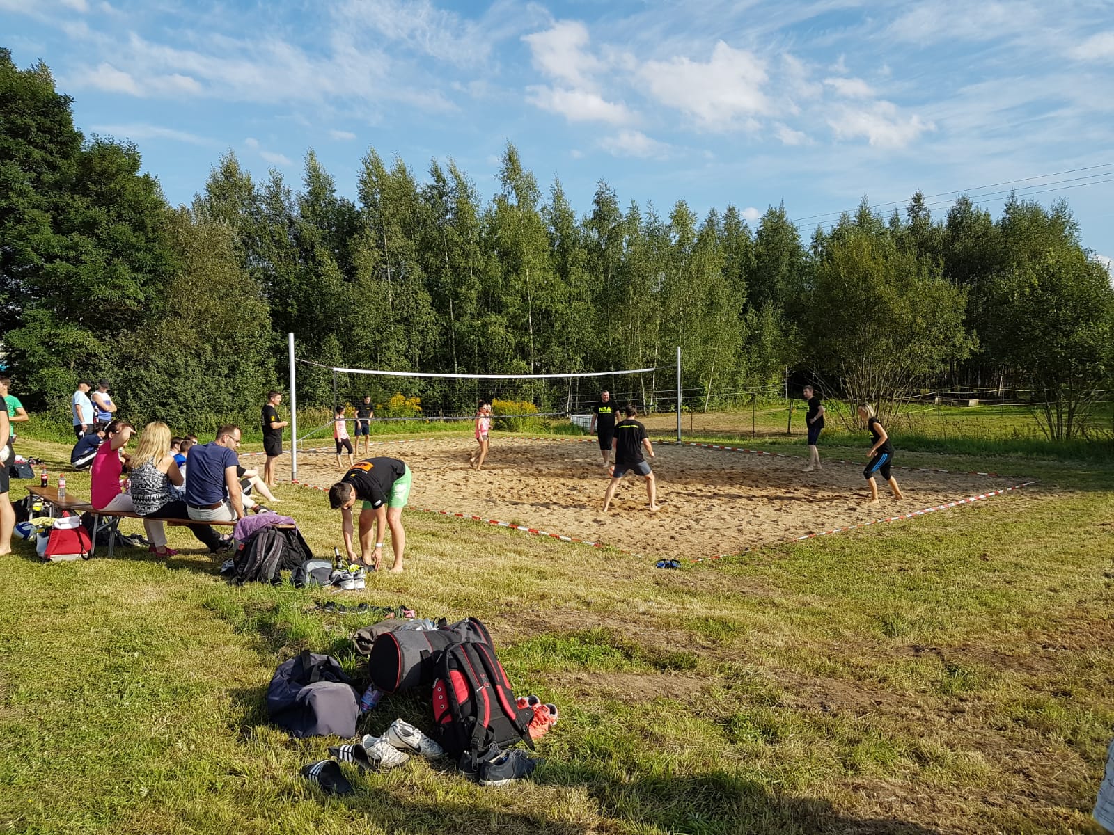volleyplatz rossau